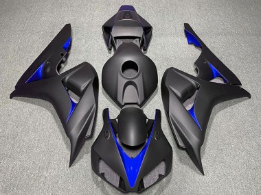 Carenados Moto Honda CBR1000RR 2006-2007 - Negro Mate Azul