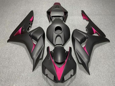 Carenados Moto Honda CBR1000RR 2006-2007 - Negro Mate Rosa