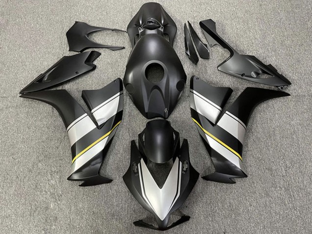 Carenados Moto Honda CBR1000RR 2012-2016 - Plata Amarillo Negro Mate