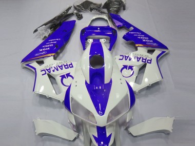 Carenados Moto Honda CBR600RR 2005-2006 - Blanco Azul Pramac