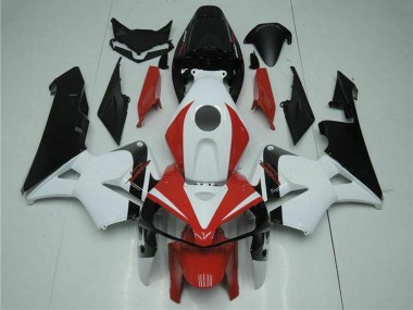 Kits Carenado Moto Honda CBR600RR 2005-2006 - Blanco Rojo Negro