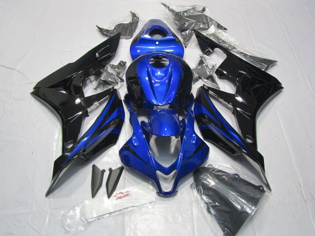 Kits Carenado Moto Honda CBR600RR 2007-2008 - Azul Negro Brillante