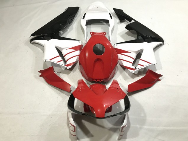 Carenados Moto Honda CBR600RR 2003-2004 - Blanco Rojo Negro Brillante