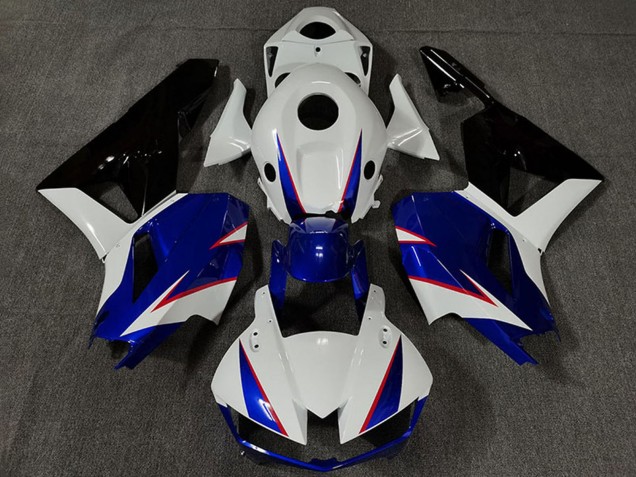 Carenados Moto Honda CBR600RR 2013-2023 - Blanco Azul Negro Brillante