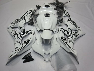 Carenados Moto Honda CBR600RR 2007-2008 - Blanco Negro