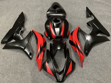 Carenados Moto Honda CBR600RR 2007-2008 - Rojo Negro Mate