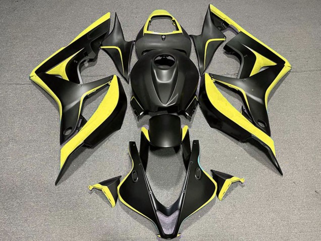 Carenados Moto Honda CBR600RR 2007-2008 - Amarillo Negro Mate