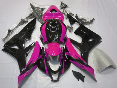 Carenados Moto Honda CBR600RR 2007-2008 - Rosa Negro Brillante OEM Estilo