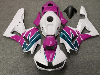 Carenados Moto Honda CBR600RR 2013-2023 - Blanco Rosa Emerald