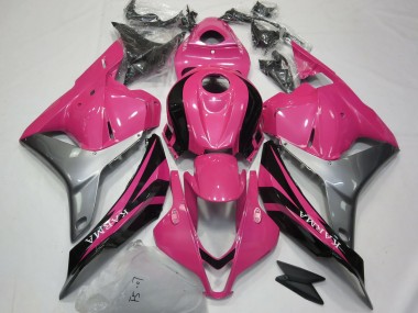 Carenados Moto Honda CBR600RR 2009-2012 - Plata Rosa Negro Brillante OEM Estilo