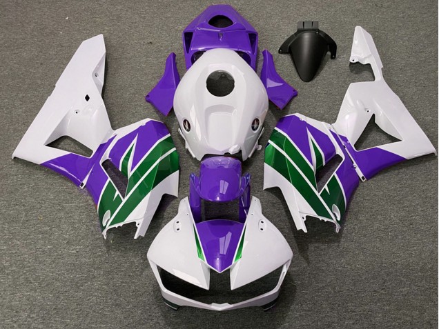 Carenados Moto Honda CBR600RR 2013-2023 - Blanco Púrpura Verde