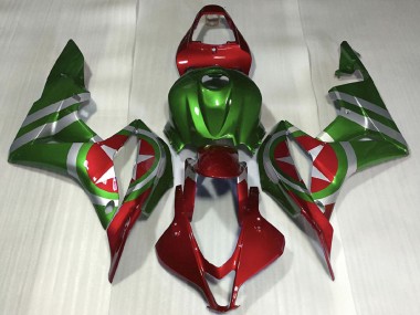 Carenados Moto Honda CBR600RR 2007-2008 - Rojo Verde Captain America
