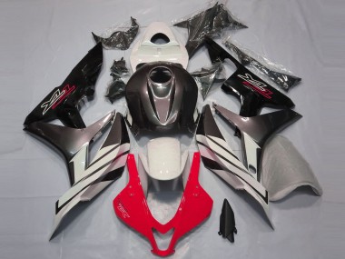 Carenados Moto Honda CBR600RR 2007-2008 - Blanco Rojo Gris Negro Brillante