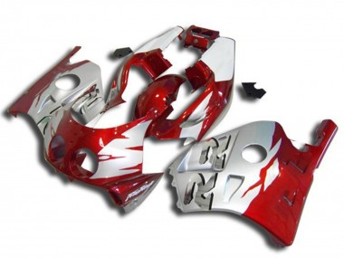 Carenados Moto Honda CBR250RR 1990-1998 - Plata Rojo
