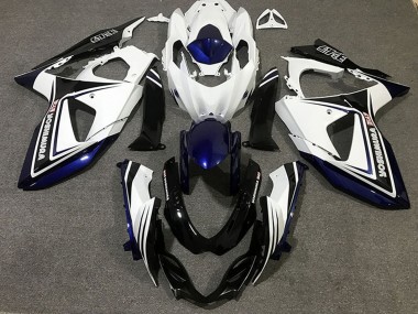 Carenados Moto Suzuki GSXR 1000 2009-2016 - Azul Blanco Negro