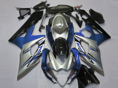 Carenados Moto Suzuki GSXR 1000 2005-2006 - Azul Plata Negro
