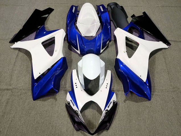 Carenados Moto Suzuki GSXR 1000 2007-2008 - Blanco Azul Negro