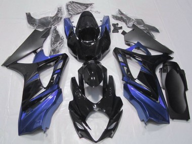 Carenados Moto Suzuki GSXR 1000 2007-2008 - Negro Brillante Azul