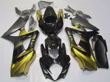 Carenados Moto Suzuki GSXR 1000 2007-2008 - Negro Brillante Amarillo
