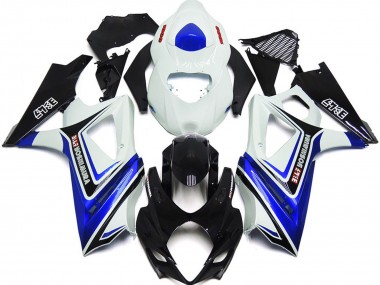 Carenados Moto Suzuki GSXR 1000 2007-2008 - Blanco Azul Negro OEM Estilo