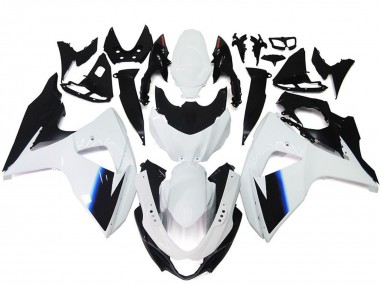 Kits Carenado Moto Suzuki GSXR 1000 2009-2016 - Blanco Azul Negro