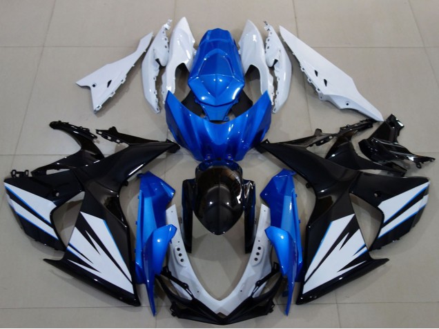 Carenado Moto Suzuki GSXR 1000 2009-2016 - Blanco Azul Negro