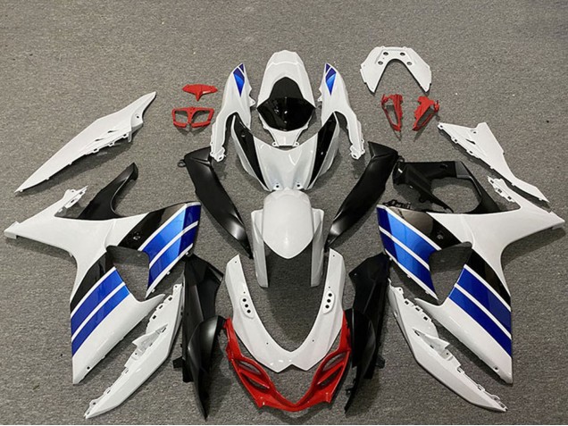 Carenados Moto Suzuki GSXR 1000 2009-2016 - Blanco Azul Rojo Negro