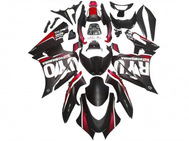 Carenados Moto ABS Suzuki GSXR 1000 2017-2024 - Negro Mate Rojo
