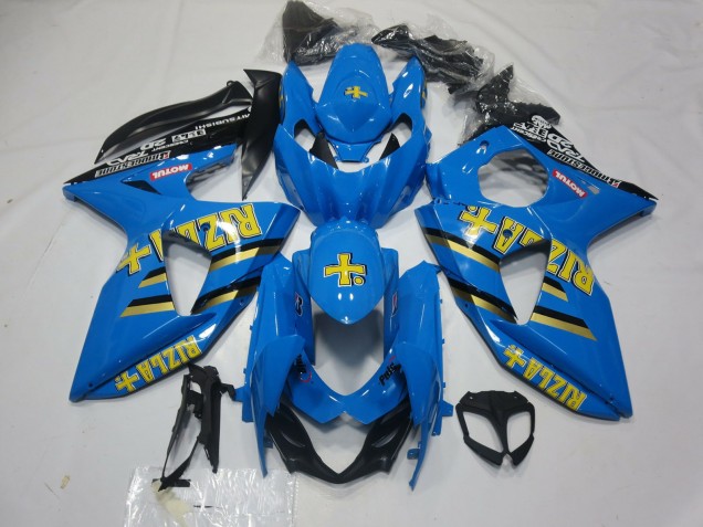 Carenados Moto Suzuki GSXR 1000 2009-2016 - Azul Oro Negro Rizla