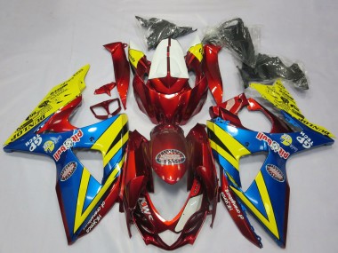 Carenados Moto Suzuki GSXR 1000 2009-2016 - Amarillo Rojo Azul
