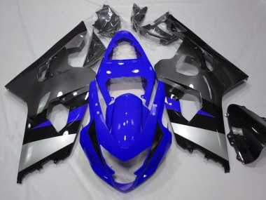 Carenados Moto Suzuki GSXR 600 / GSXR 750 2004-2005 - Azul Plata Gris Negro