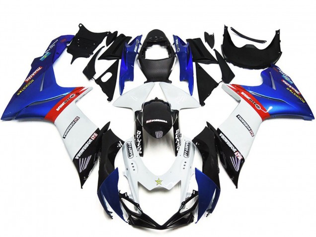 Carenados Moto ABS Suzuki GSXR 600 / GSXR 750 2011-2024 - Azul Blanco Rojo