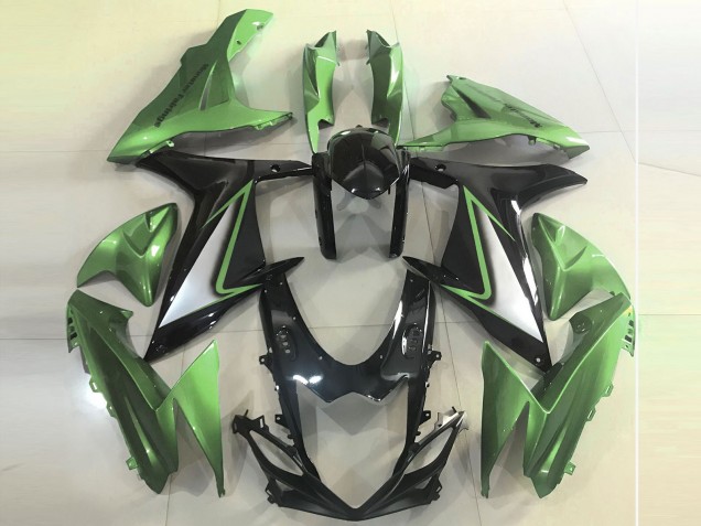 Carenados Moto Suzuki GSXR 600 / GSXR 750 2011-2024 - Verde Negro Brillante