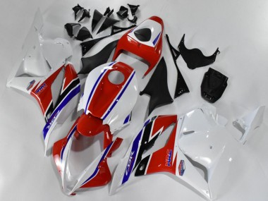 Kits Carenado Moto Honda CBR600RR 2009-2012 - Blanco Rojo Azul