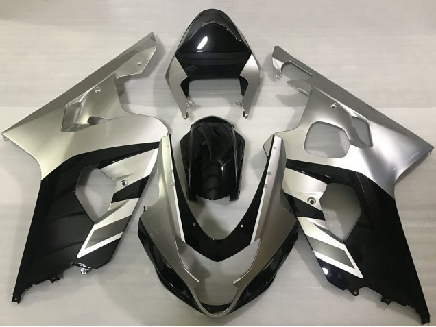 Carenados Moto Suzuki GSXR 600 / GSXR 750 2004-2005 - Plata Negro