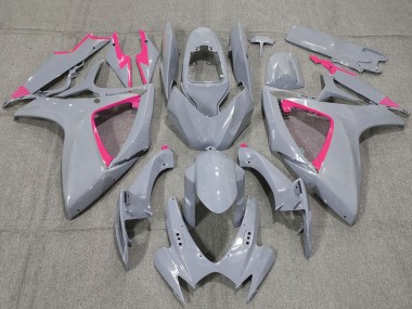 Carenados Moto Suzuki GSXR 600 / GSXR 750 2006-2007 - Nardo Gris Rosa
