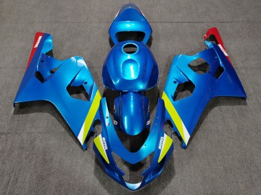 Carenados Moto Suzuki GSXR 600 / GSXR 750 2004-2005 - Azul Amarillo Rojo