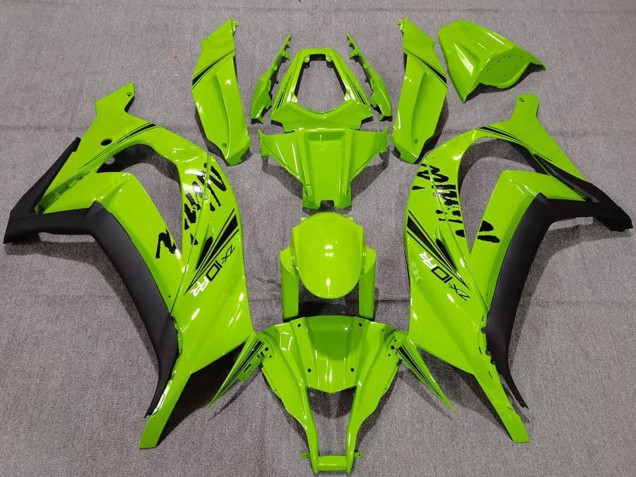 Carenados Moto Kawasaki ZX10R 2011-2015 - Verde Negro Mate