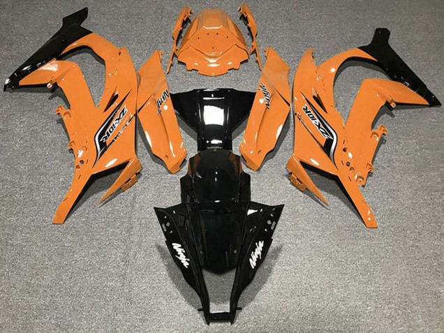 Carenados Moto Kawasaki ZX10R 2011-2015 - Naranja Negro Brillante