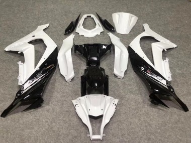 Carenados Moto Kawasaki ZX10R 2011-2015 - Blanco Negro Brillante