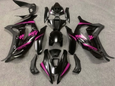 Carenados Moto Kawasaki ZX10R 2016-2020 - Negro Mate Rosa Ninja