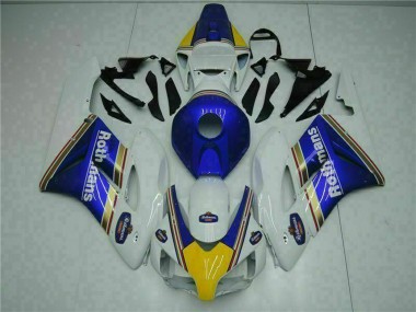 Carenado Moto Honda CBR1000RR 2004-2005 - Blanco Azul Amarillo Rothmans