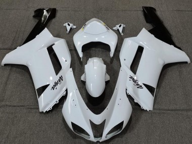 Carenados Moto Kawasaki ZX6R 2007-2008 - Plain Blanco Gloss