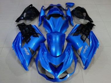 Carenados Moto Kawasaki ZX14R 2012-2024 - Azul Negro
