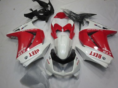 Carenados Moto Kawasaki Ninja 250 2008-2012 - Blanco Rojo Beet