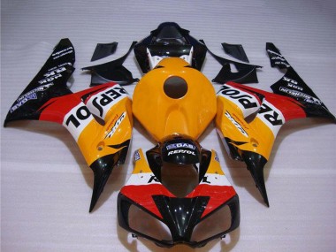 Carenado Moto Honda CBR1000RR 2004-2005 - Naranja Blanco Rojo Negro Brillante Repsol