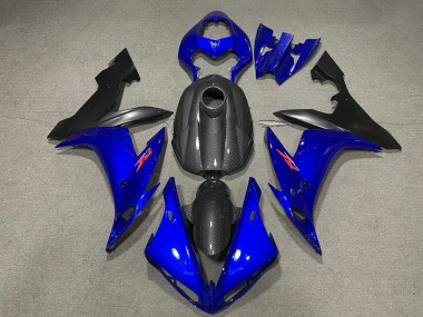 Carenados Moto Yamaha R1 2004-2006 - FibraCarbono Estilo Azul