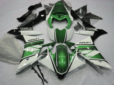 Carenados Moto Yamaha R1 2007-2008 - Blanco Verde Negro