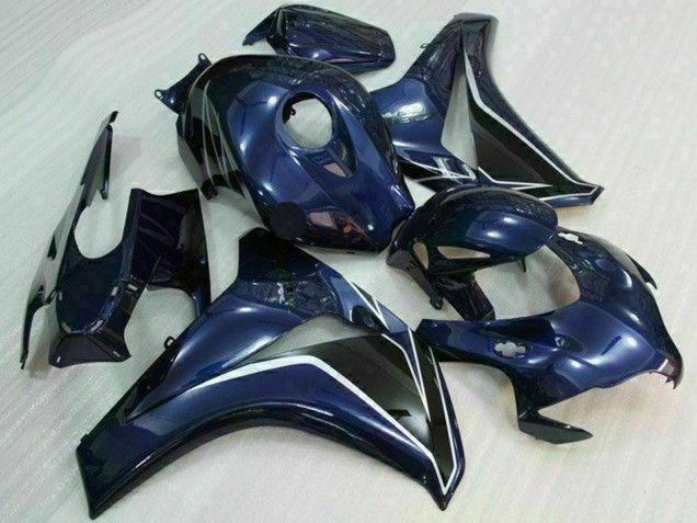 Carenados Moto Honda CBR1000RR 2008-2011 - Azul Oscuro Negro Brillante