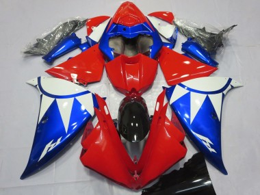 Carenados Moto Yamaha R1 2012-2014 - Blanco Rojo Azul Negro